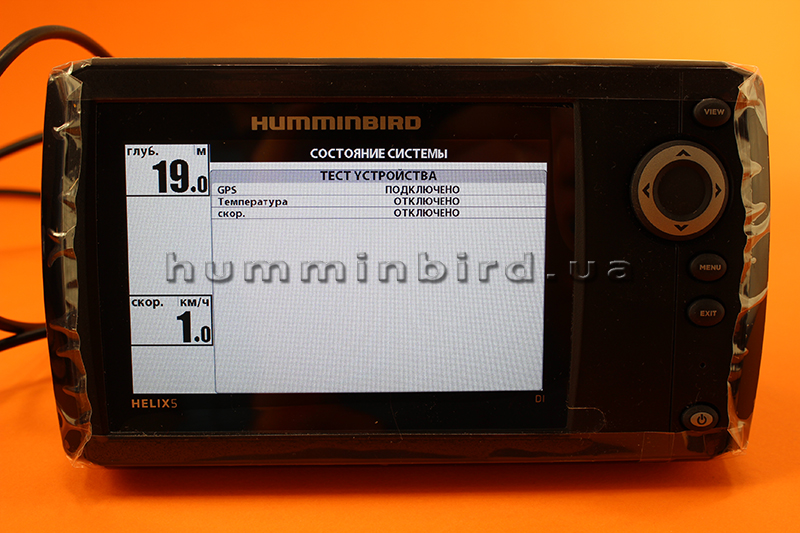 Подключение внешнего GPS к эхолотам Humminbird Helix 5 и Helix 7